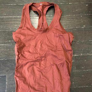 Athleta Full Length Racer Back Tank Top